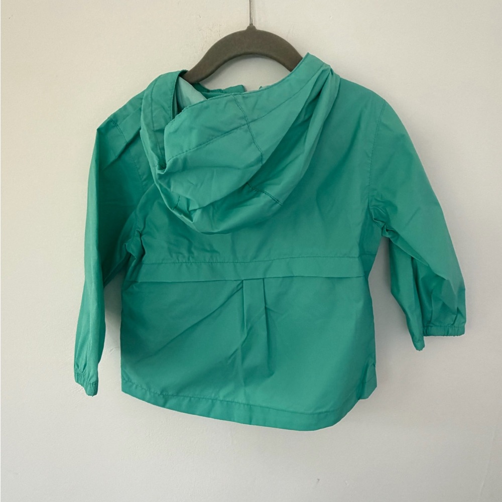 Columbia Teal Hooded Windbreaker Jacket size 2t - Picture 7 of 7